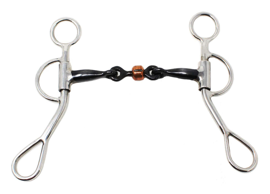 Mors western snaffle pour cheval à tiges plates Professional