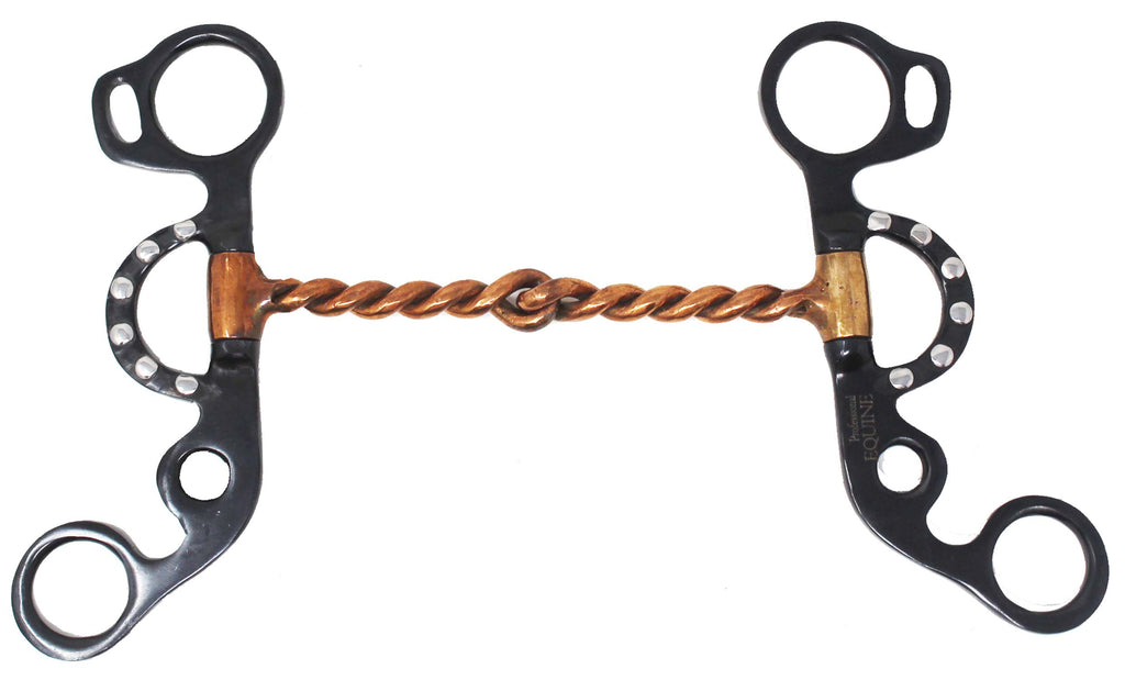 Mors De Bride American Heritage Equine – Snaffle Argentin Bouche Cuivre – NEUF