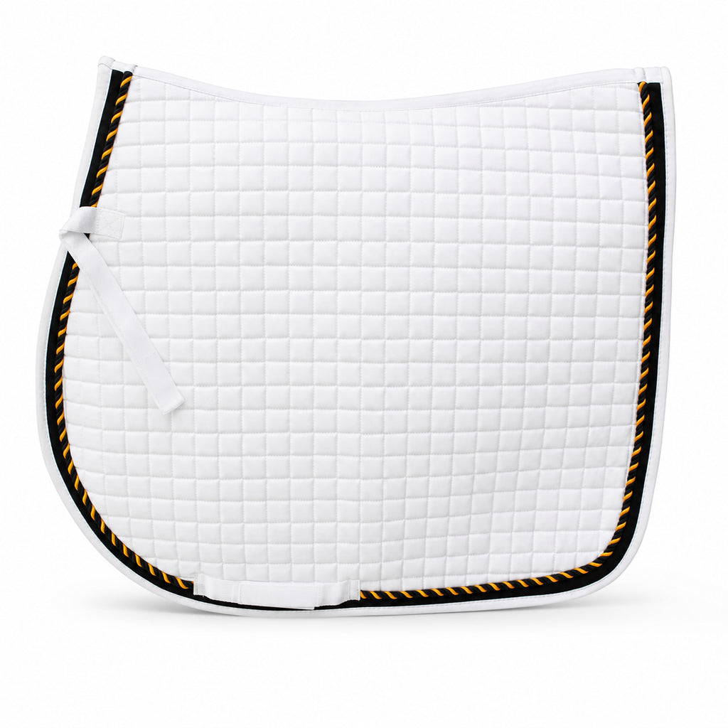 Challenger English Sattelpad – Gesteppt, Konturiert, Allzweck, 58.4x55.9 Cm, Braun