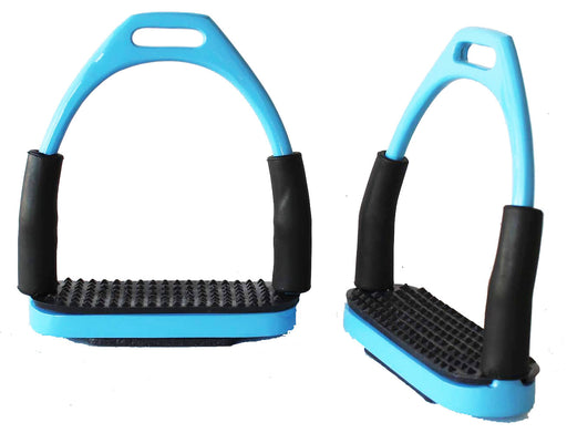 Horse Saddle English Riding Flex Fillis Iron Double Jointed Stirrups 51112SB