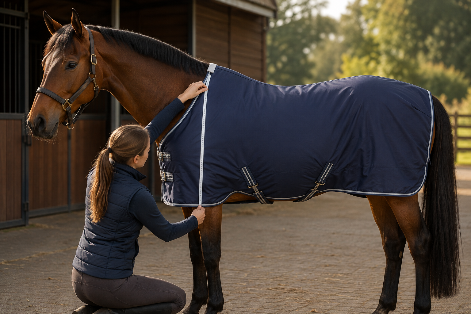 horse blanket sizing