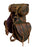 Challenger Distressed Brown Genuine Leather Saddle Cantle Riding Bag 102QSA