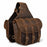 Challenger Distressed Brown Genuine Leather Saddle Cantle Riding Bag 102QSA