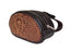 Challenger Pebbled Brown Leather Hand-Tooled Saddle Pommel Bag 102QSA07