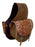 Challenger Distressed Brown Genuine Leather Saddle Cantle Riding Bag 102QSA