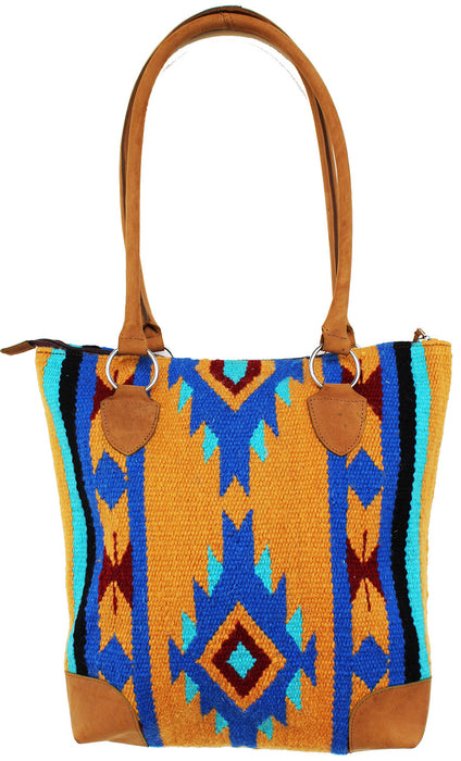 Women's Western Handwoven Wool Rodeo Cowgirl Handbag Shoulder Purse Tote 10305