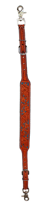 Western  Tack Floral Tooled Leather Wither Breast Collar Strap  10504
