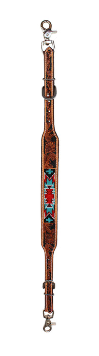 Western  Tack Floral Tooled Leather Wither Breast Collar Strap  10508