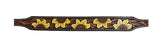 Challenger Western Tack Sunflower Tooled Leather Wither Breast Collar Strap 105HR14