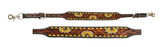 Challenger Western Tack Sunflower Tooled Leather Wither Breast Collar Strap 105HR19