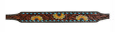 Challenger Western Tack Sunflower Tooled Leather Wither Breast Collar Strap 105HR22