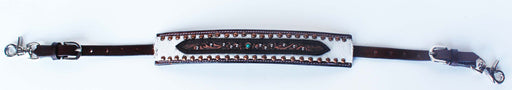 Horse Western Leather Wither Strap Breast Collar Hand Tooled Show Tack 105M80233