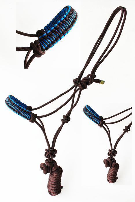 5/16" Horse Heavy Braided Noseband Rope Halter Lead Rope 107HL04