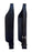 4" Soft Black Premium Leather Quick-Change Australian Saddle Fenders 109SL280