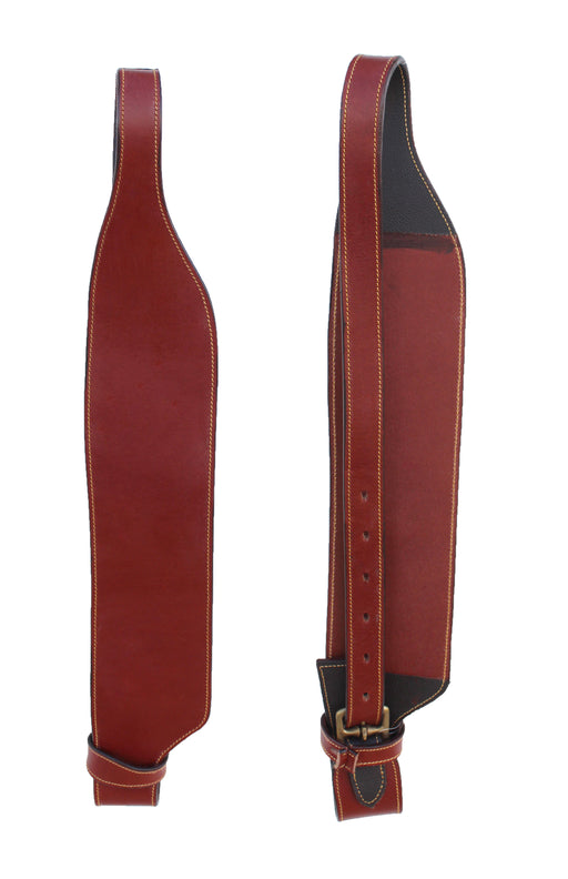 4" Soft Black Premium Leather Quick-Change Australian Saddle Fenders 109SL280