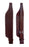 4" Soft Black Premium Leather Quick-Change Australian Saddle Fenders 109SL280