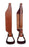 4" Premium Quick-Change Australian Saddle Fenders Stirrups 109SL4020