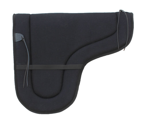 Australian Wool Shaped Trail Rider Comfort Horse Saddle Pad Black 109SP535