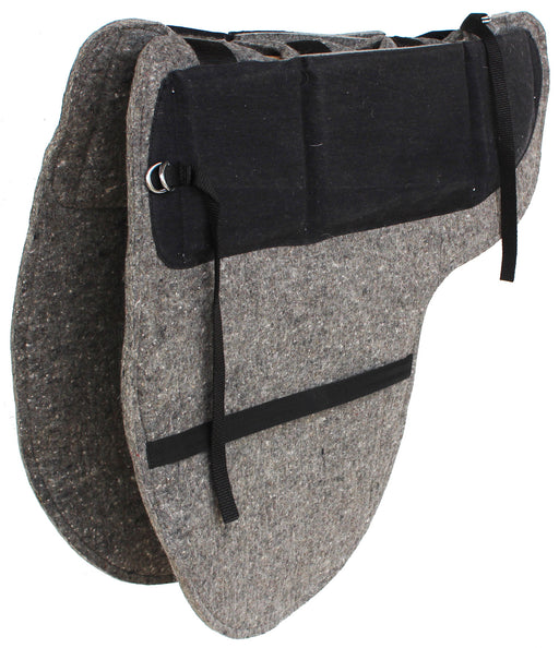 Australian Wool-Felt Moisture Wicking Horse Comfort Shim Pad Grey 109SP537