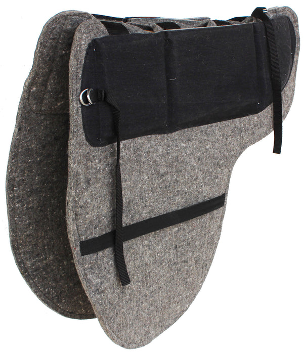 Australian Wool-Felt Moisture Wicking Horse Comfort Shim Pad Grey 109SP537