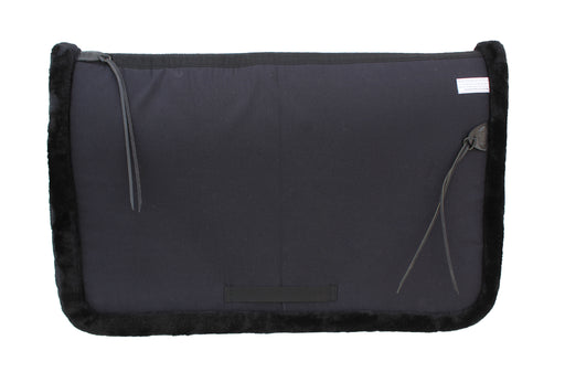 Australian Wool-Felt Horse Trail Rider Comfort Saddle Pad Black 109SP560