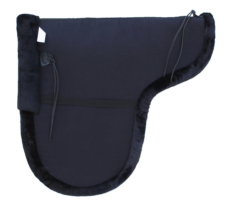 Australian Wool Felt Premium Shaped Trail Rider Comfort Pad Black 109SP565