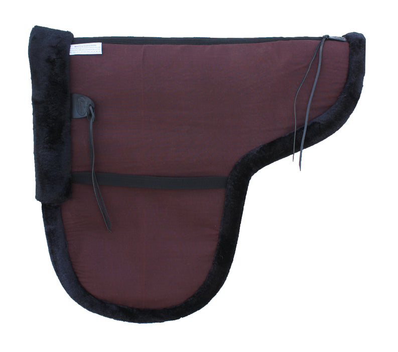 Australian Wool Felt Premium Shaped Trail Rider Comfort Pad Black 109SP565