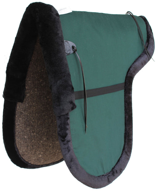 Australian Wool Felt Premium Shaped Trail Rider Comfort Pad Black 109SP565