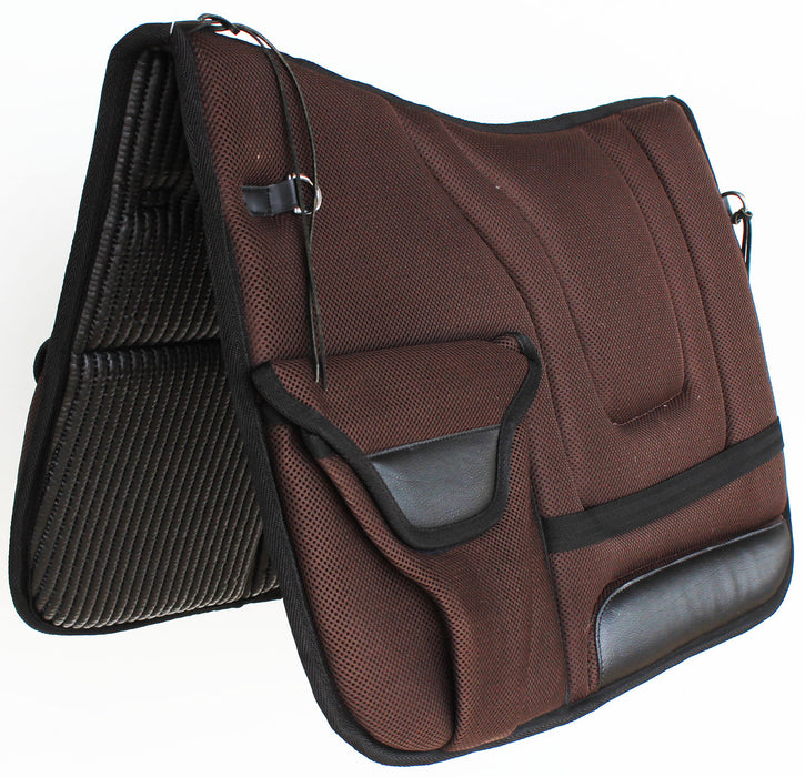 Australian Trail Rider Comfort Neoprene Saddle Pad w/ Bags Black 109SP570