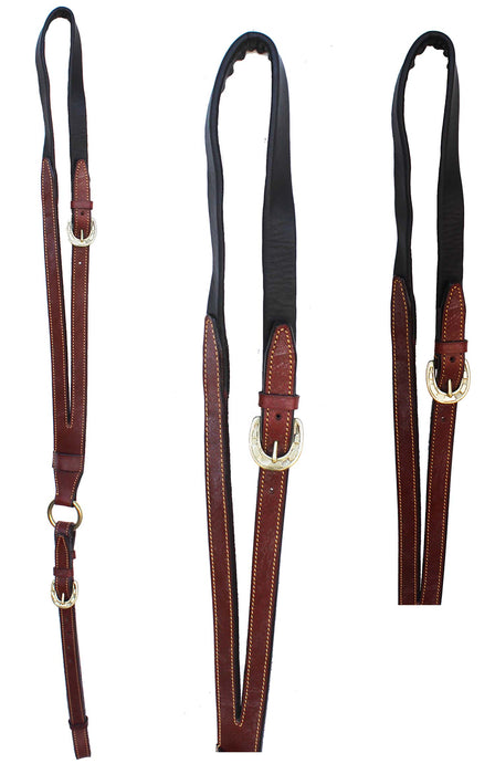 Horse Australian Black Leather Adjustable Kimberley Crupper 110CP240