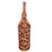 Western Leather Roses Tooled Beaded Inlay Wine Bottle Sleeve Carrier Tote Bag 116RS
