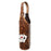 Western Leather Roses Tooled Beaded Inlay Wine Bottle Sleeve Carrier Tote Bag 116RS