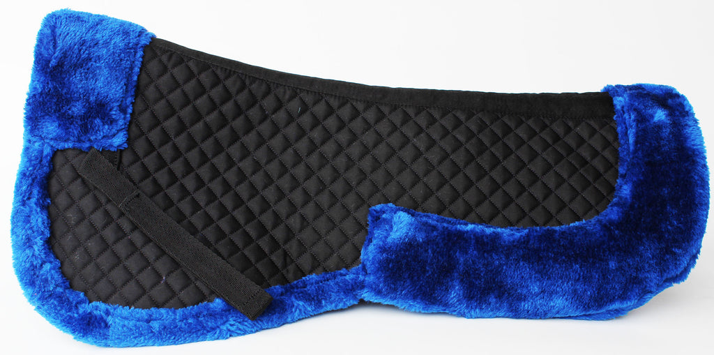Challenger Horse English Quilted Half Saddle Pad Correction Wither Relief | Seychelles