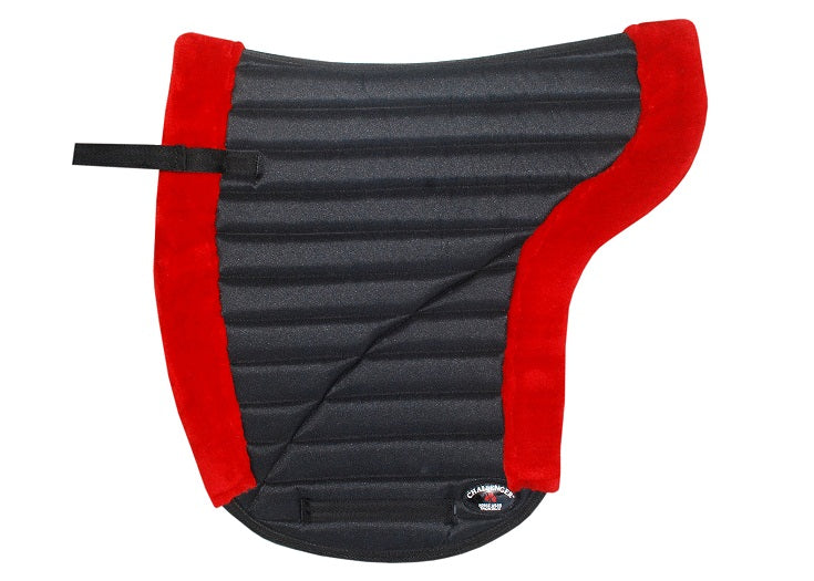 Horse English SADDLE Pad Contour Close Contact Jumping Fleece red 12226RD