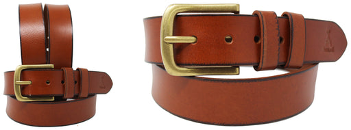  yosuwer Men 33mm Wide Genuine Leather Belt Distressed