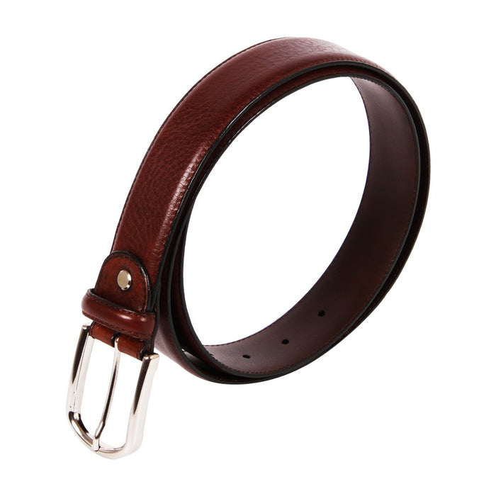 Affilare Men's Genuine Italian Leather Dress Belt Black Brown Tan 12CFTD162