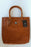 Affilare Genuine Leather Ladies Hand Bag Tote Christmas Gift Tan 12HB001VR