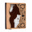Challenger Western Tooled Leather File Folder with Hair-On Cowhide Accents, Zip-Around Portfolio Organizer, 14" x 10.8" x 1.6"