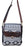 Women's Floral Upcycled Canvas Leather  Travel Backpack 17RT2113