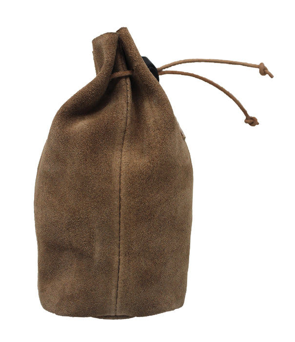 Suede Leather Renaissance Cosplay Costume Gift Trinket Jewelry Draw String Pouch 18AA02