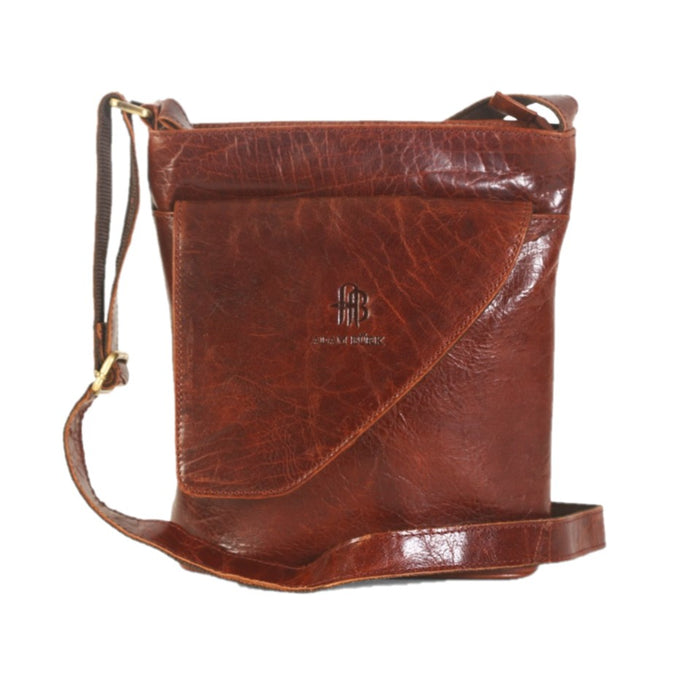 Adam Burk Unisex Small Multipurpose Leather Shoulder Crossbody Travel Bag 18ABP8BR