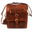 Adam Burk Unisex Small Multipurpose Leather Shoulder Crossbody Travel Bag 18ABP9BR