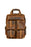 Handcrafted Full-Grain Pebbled Leather Casual Carry-On Travel Work Backpack Padded for Laptop 18AXB
