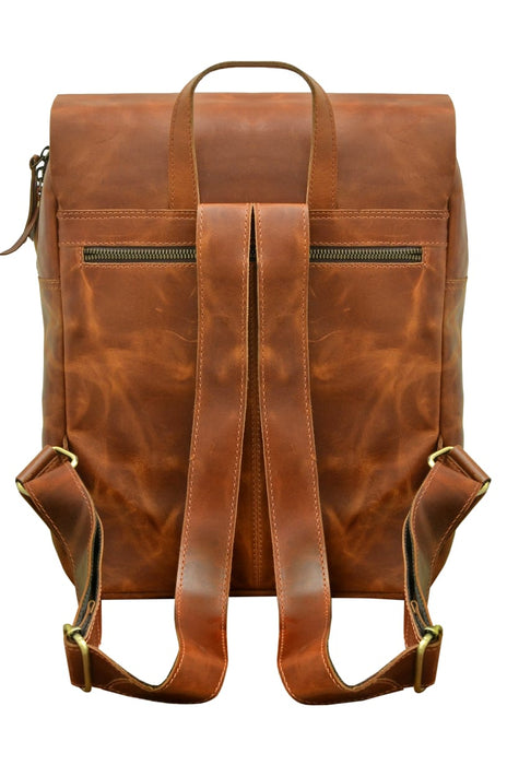 distressed leather backpack bag Hancrafted Vintage Distressed Tan Leather Travel Backpack 18AXB07TN