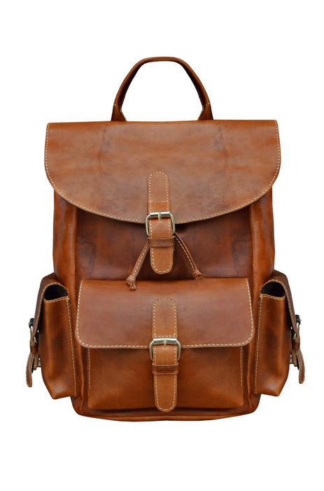 Hancrafted Vintage Distressed Tan Leather Travel Backpack 18AXB07TN — Challenger Hancrafted Vintage Distressed Tan Leather Travel Backpack 18AXB07TN — Challenger