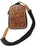 Women's Western Floral Tooled Cowhide Leather Adjustable Crossbody Sling Bag Purse 18FKB