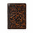 Challenger Trifold Leather Wallet Embossed Floral Design Compact Secure Fold Brown 18FKW100T