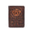 Challenger Men’s Trifold Leather Wallet Handcrafted Embossed Card Design Compact Brown 18FKW101T