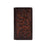 Challenger Rodeo Leather Wallet Floral Embossed Long Bifold Checkbook Style Brown 18FKW104R
