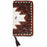 Women's Western Tooled Leather Zippered Wallet Clutch Christmas Gift 18FKClutchZipper